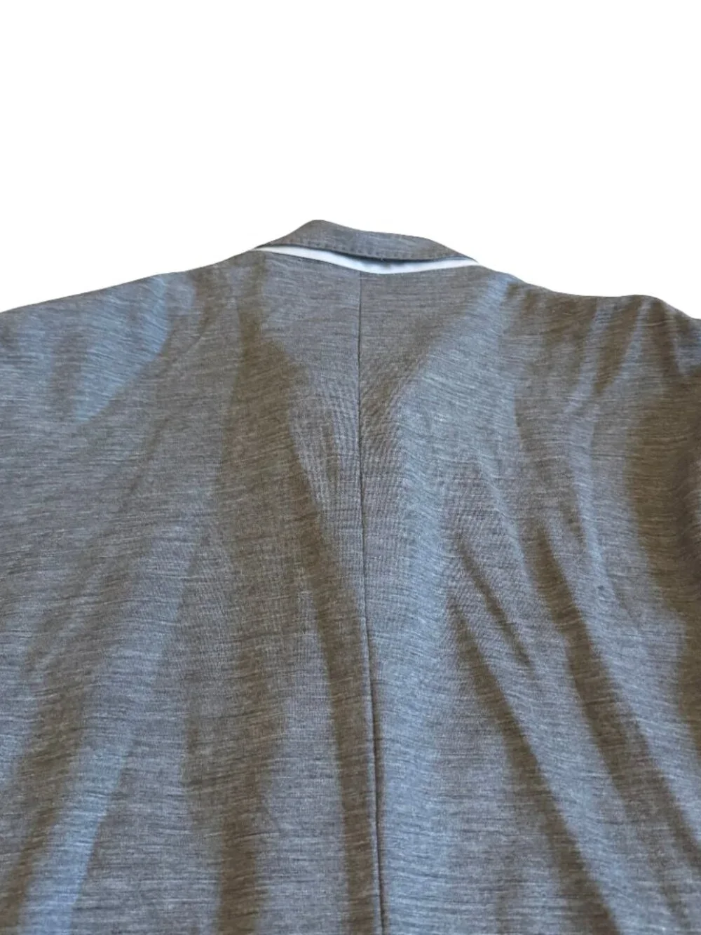 Hart Schaffner Marx Active Merino Wool Stretch Blazer Jacket Grey Size 48R Men's - Picture 7 of 14